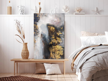 Leinwandbild „Golden Fleece“ – Eleganz in Gold und Struktur