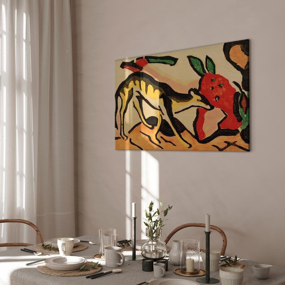 Leinwandbild - Franz Marc – Fabeltier