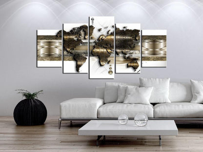 Leinwandbild - Metalic World
