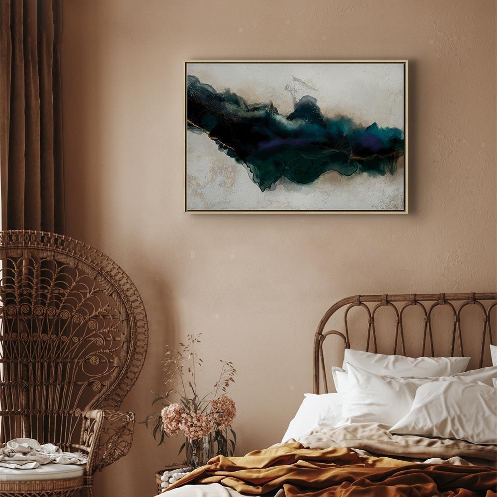 Leinwandbild - Rift of Blue (1 Part) Wide