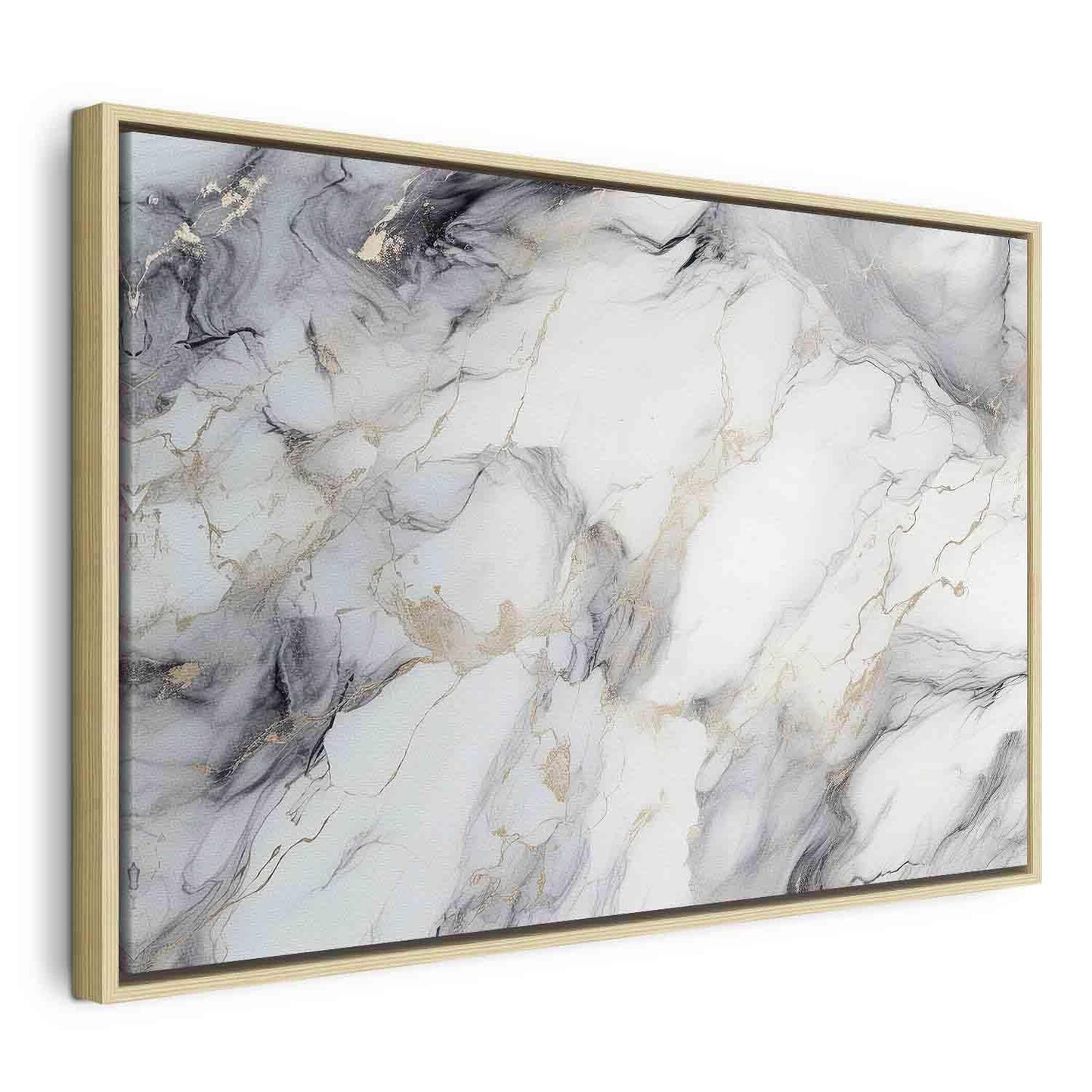 Leinwandbild - Elegant marble – stone structures in neutral colours