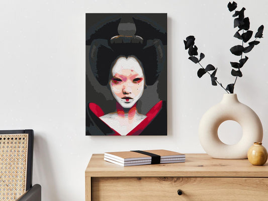 Malen nach Zahlen - Black Geisha