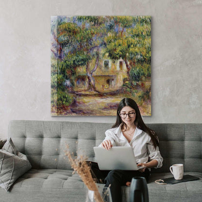 Leinwandbild - Pierre-Auguste Renoir – The Farm at Les Collettes