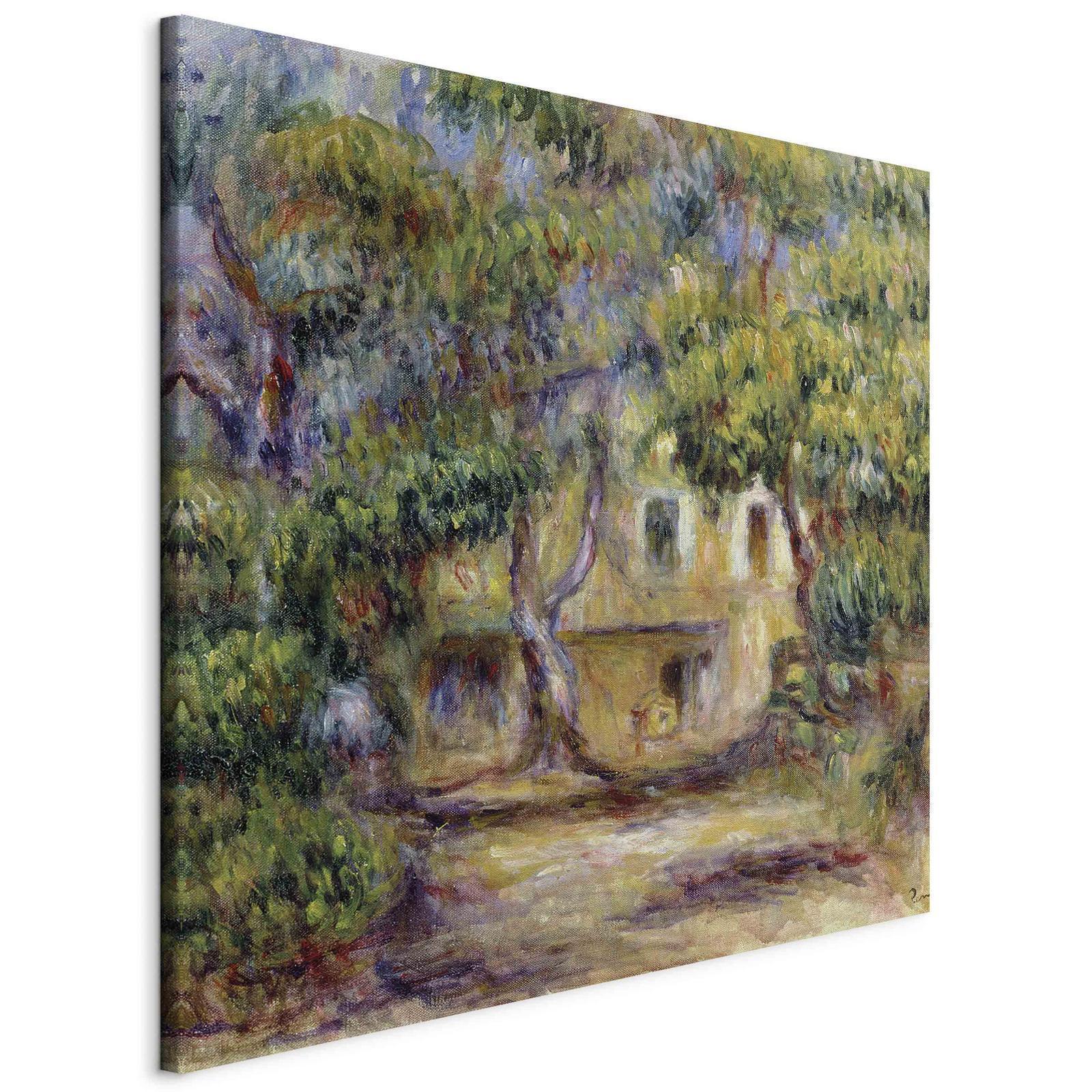 Leinwandbild - The Farm at Les Collettes (Pierre-Auguste Renoir) Artgeist