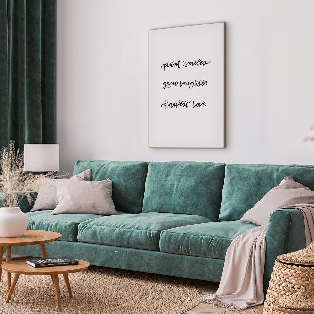 Leinwandbild - Joy and Love (1 Part) Vertical