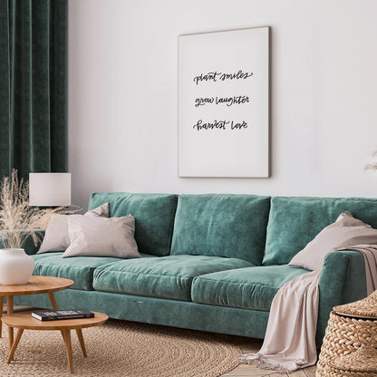 Leinwandbild - Joy and Love (1 Part) Vertical