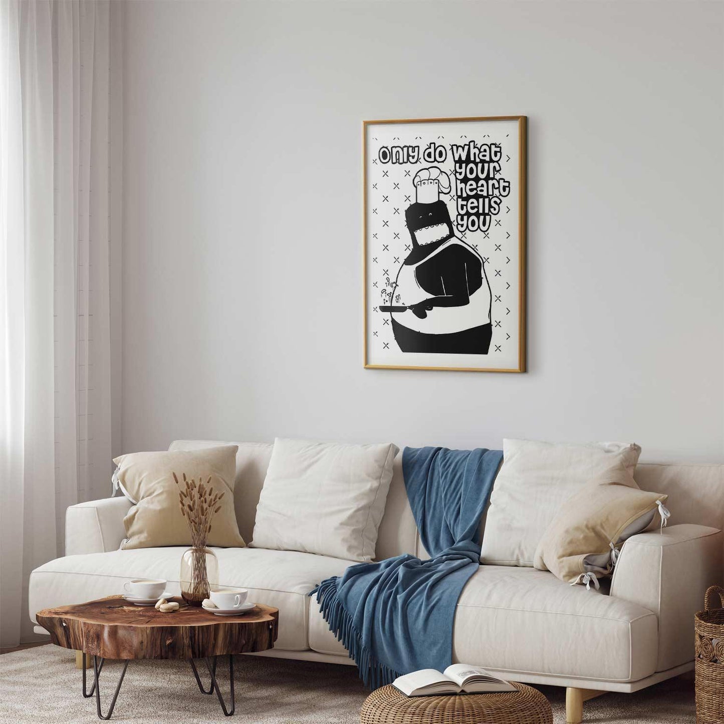 Poster - Only Do What Your Heart Tells You Artgeist