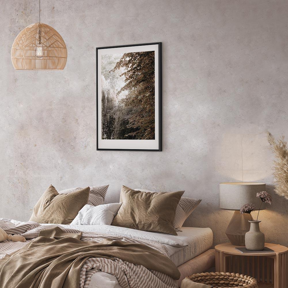 Leinwandbild - Sepia Park (1 Part) Vertical