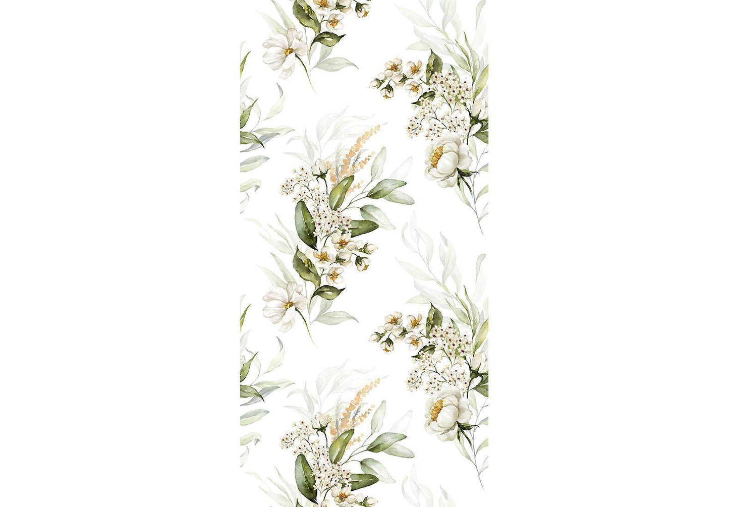 Tapete „Blumenkleid“ – Romantisches Blumenmuster für deine Wand