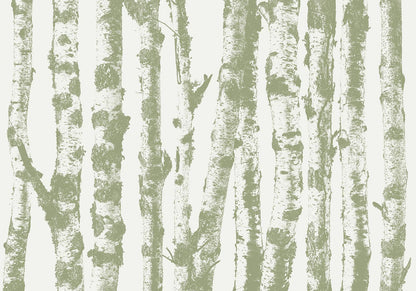 Fototapete - Stately Birches - Third Variant Artgeist