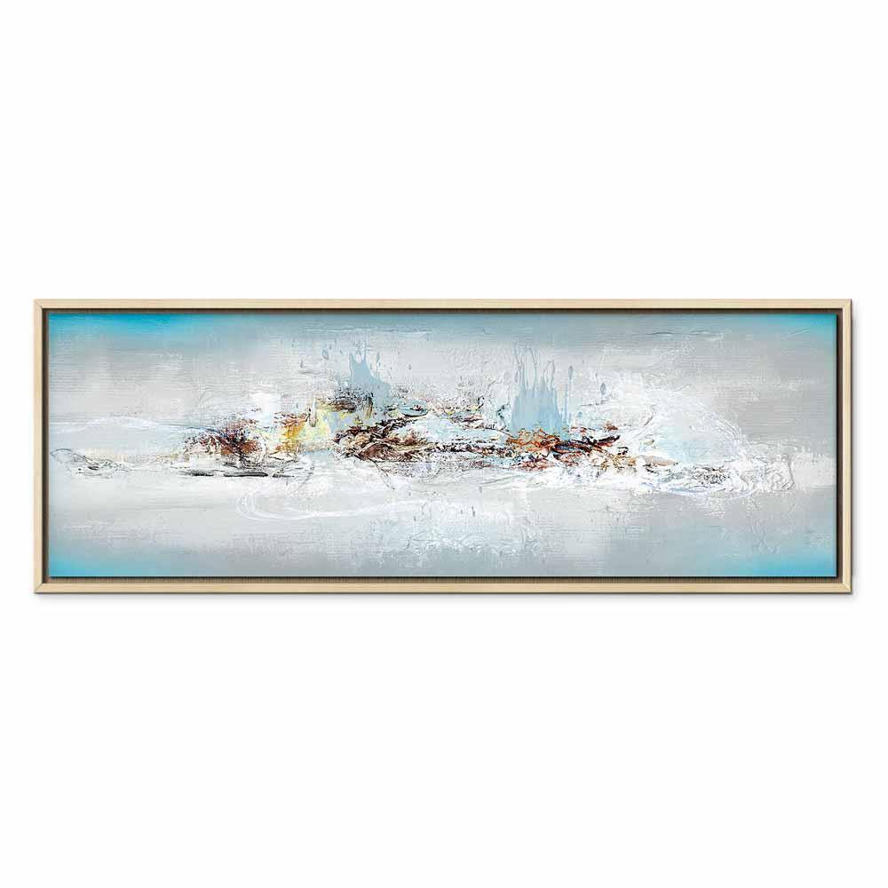 Leinwandbild - Winter Outside the Window (1 Part) Narrow