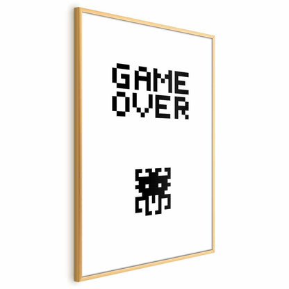 Retro-inspiriertes Wandbild für Gamer und Nerds
