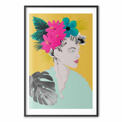 Poster - Flowers in the Hair