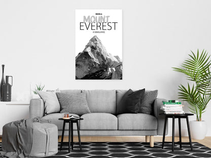 Leinwandbild - Mount Everest (1 Part) Vertical Artgeist