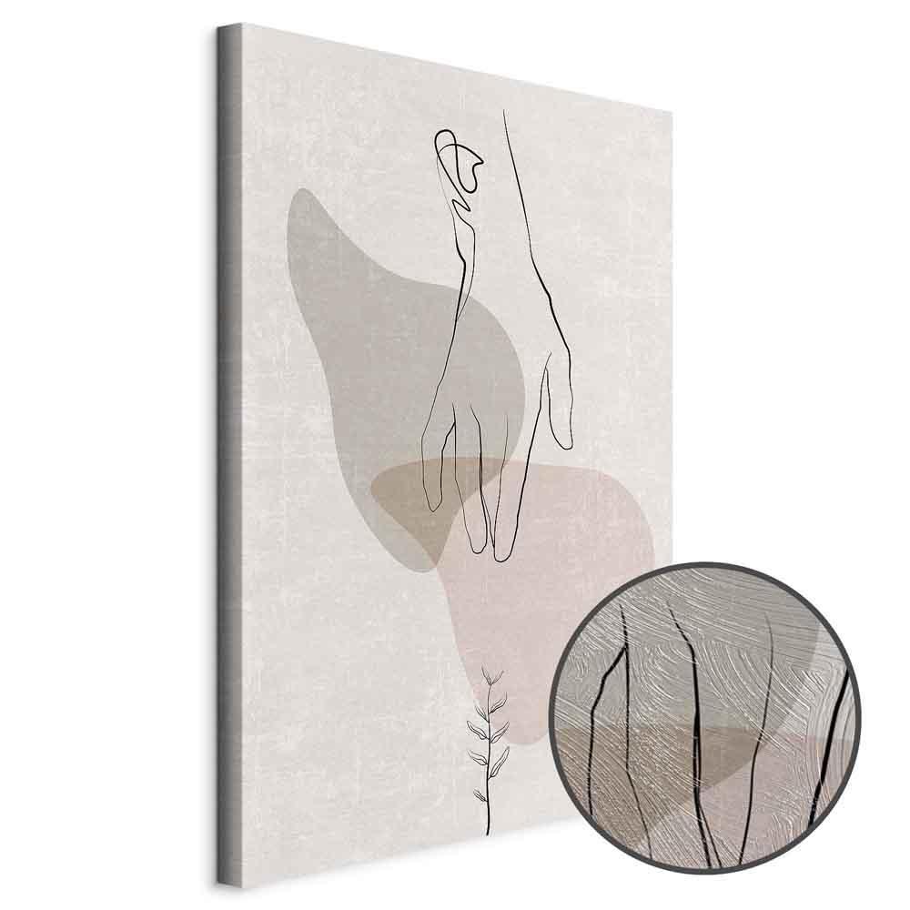 Leinwandbild - Delicate Touch (1 Part) Vertical