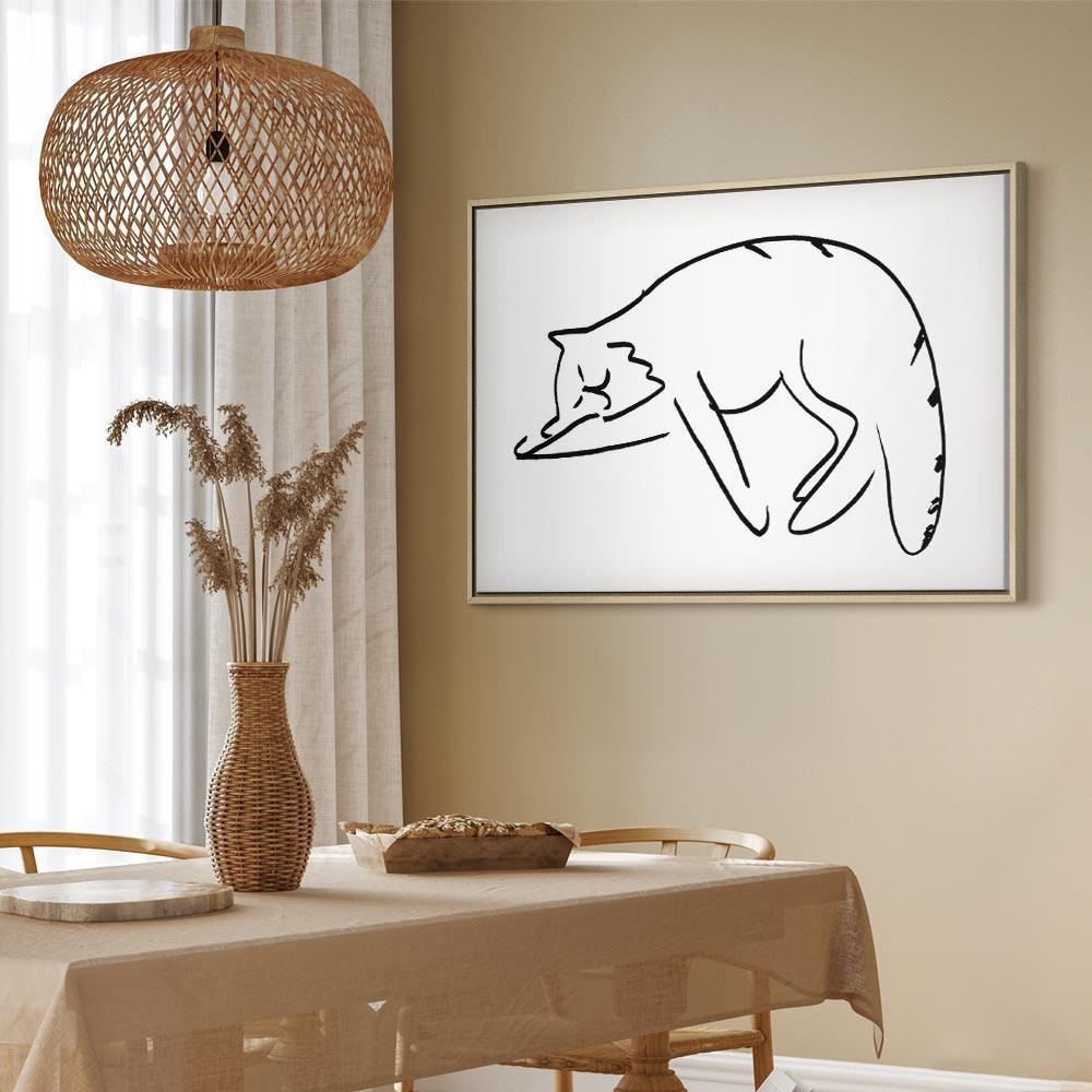 Leinwandbild - Cat's Dreams (1 Part) Vertical