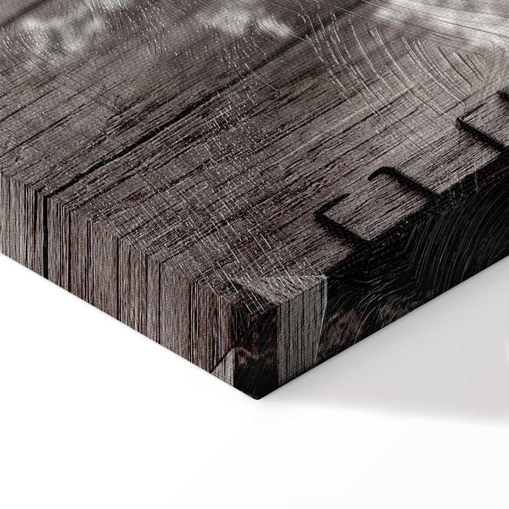 Leinwandbild - Dried Flowers (1 Part) Square