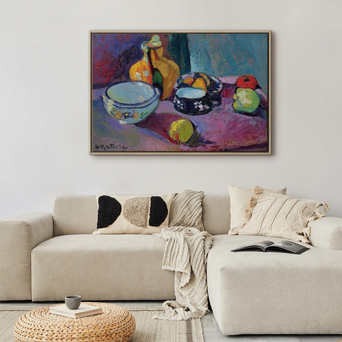 Leinwandbild - Henri Matisse – Dishes and Fruit