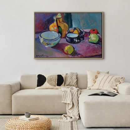 Leinwandbild - Henri Matisse – Dishes and Fruit