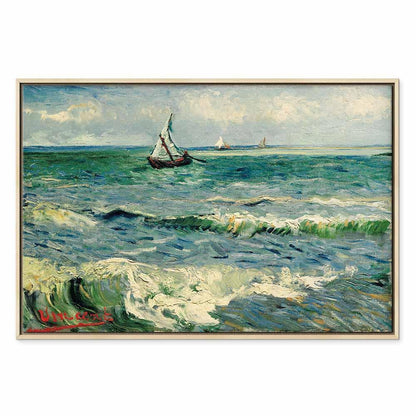 Leinwandbild - Vincent van Gogh – Seascape at Saintes-Maries