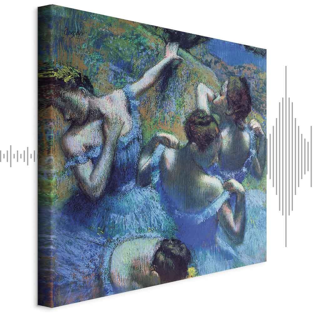 Leinwandbild - Edgar Degas – Blue Dancers II