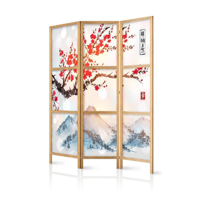 Japanischer Paravent - Style: Fuji Mountain Artgeist