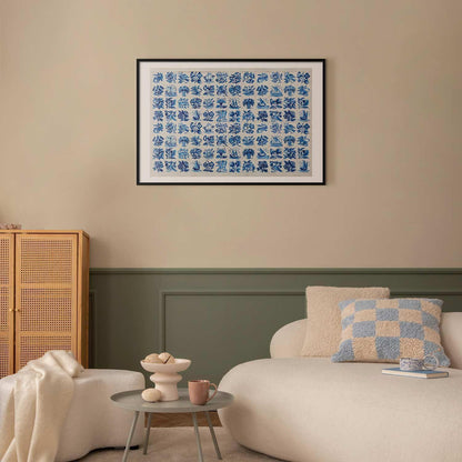 Poster - Azulejos Tiles - traditional Portuguese ceramic tiles