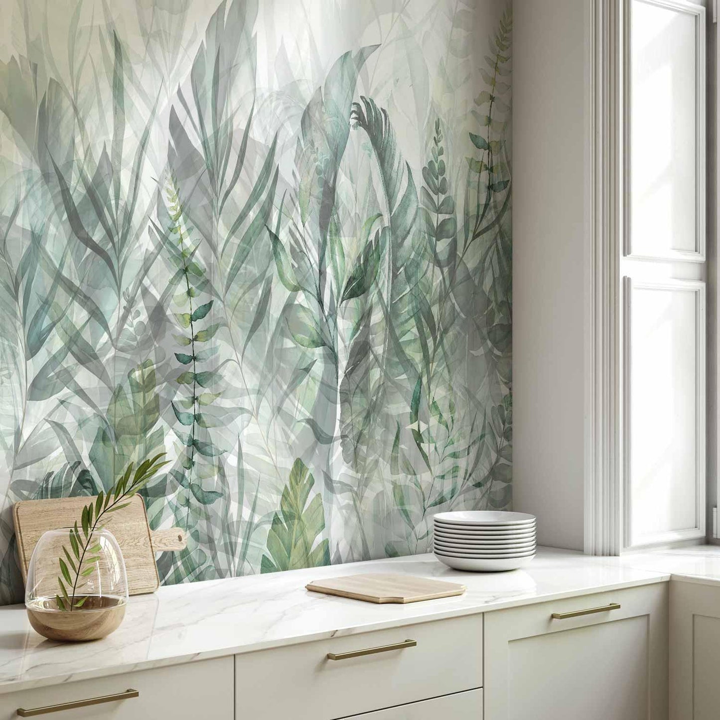 Fototapete - Magic Grove (Green)