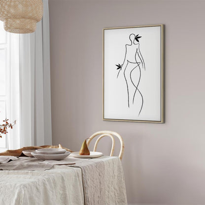 Leinwandbild - Exotic Dance (1 Part) vertical