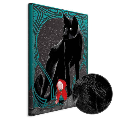 Leinwandbild - Red Riding Hood (1 Part) Vertical