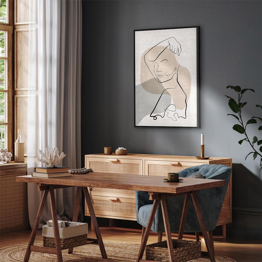 Leinwandbild - Romantic Morning (1 Part) Vertical