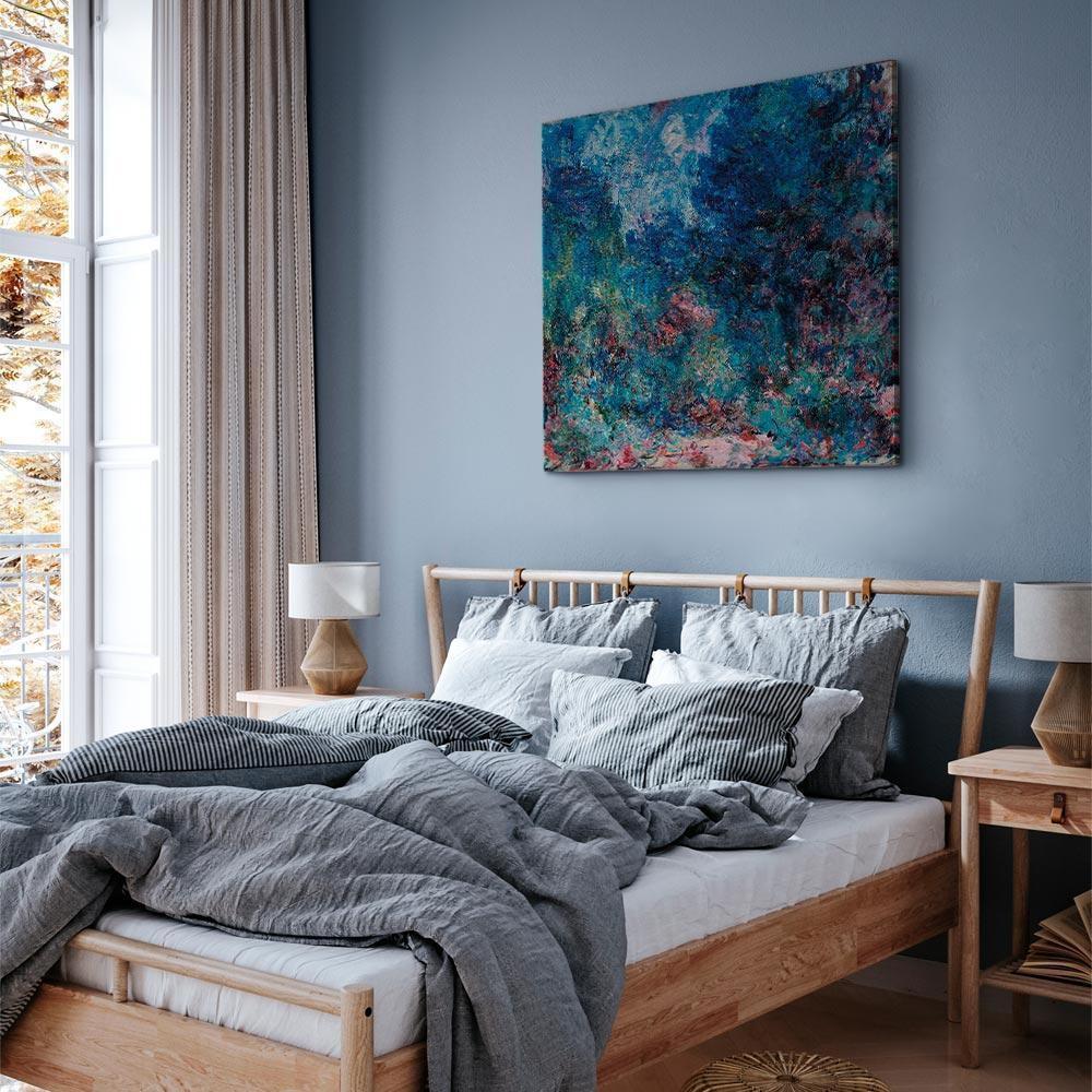 Leinwandbild - Claude Monet – La maison de l'artiste vue du jardin aux roses