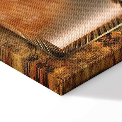 Leinwandbild - Steel Map