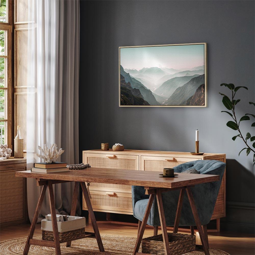 Leinwandbild - Mountain Horizon (1 Part) Wide