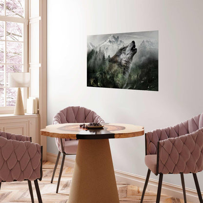 Poster - Howling Wolf Artgeist