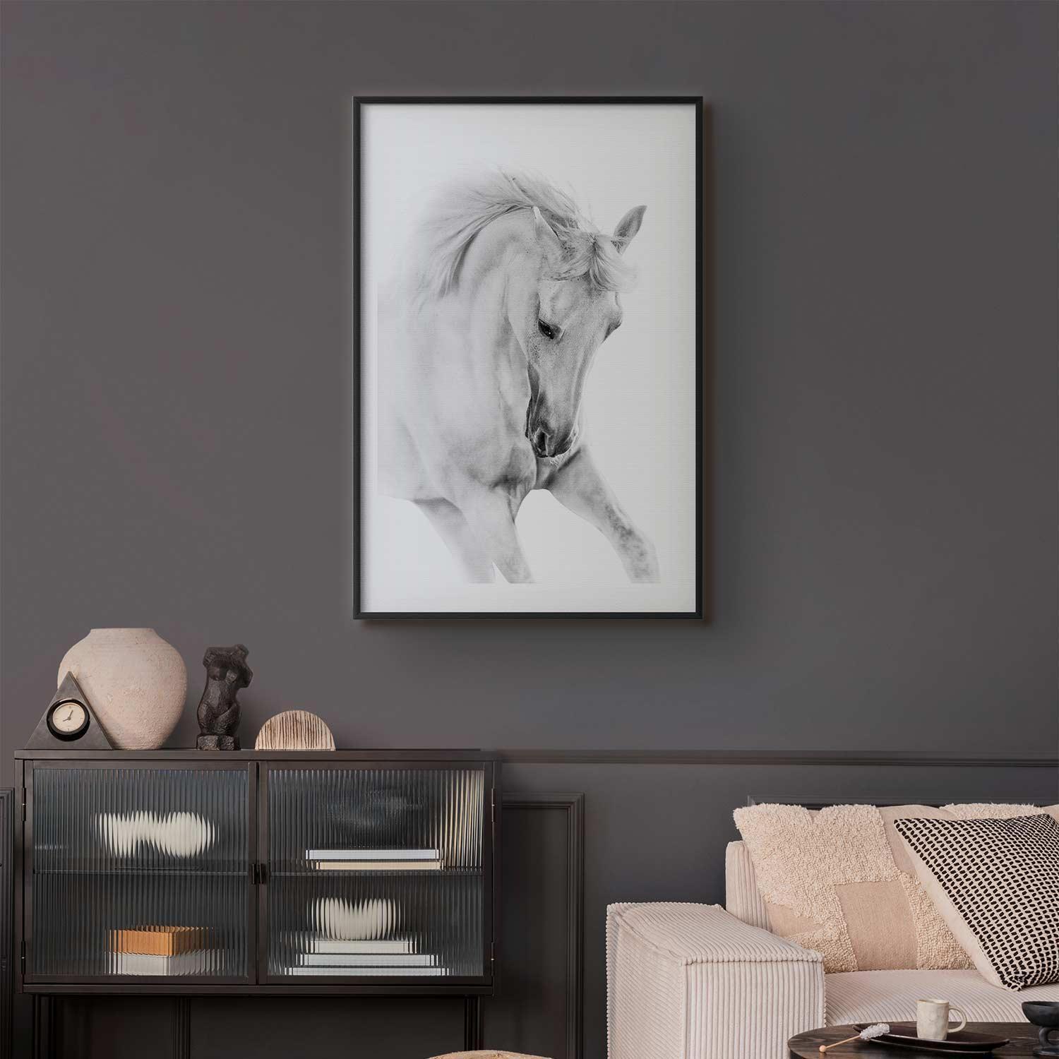 Poster - White Horse Artgeist