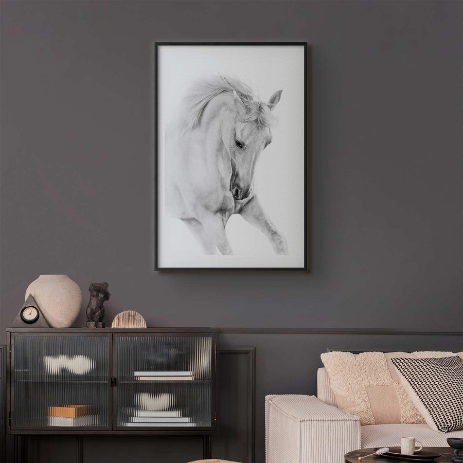 Poster - White Horse Artgeist