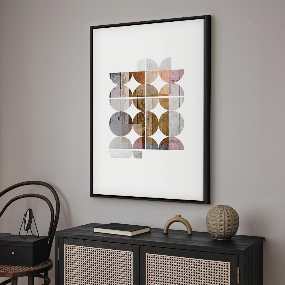 Leinwandbild - Harmonious Shape (1 Part) Vertical