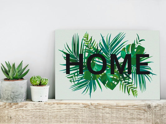 Zuhause auf den Blättern Wandbild zum Ausmalen - Bedeutungsvolles Naturmotiv mit nummerierten Feldern für entspannende MalstundenZuhause auf den Blättern Wandbild zum Ausmalen - Bedeutungsvolles Naturmotiv mit nummerierten Feldern für entspannende Malstunden - Sawelt