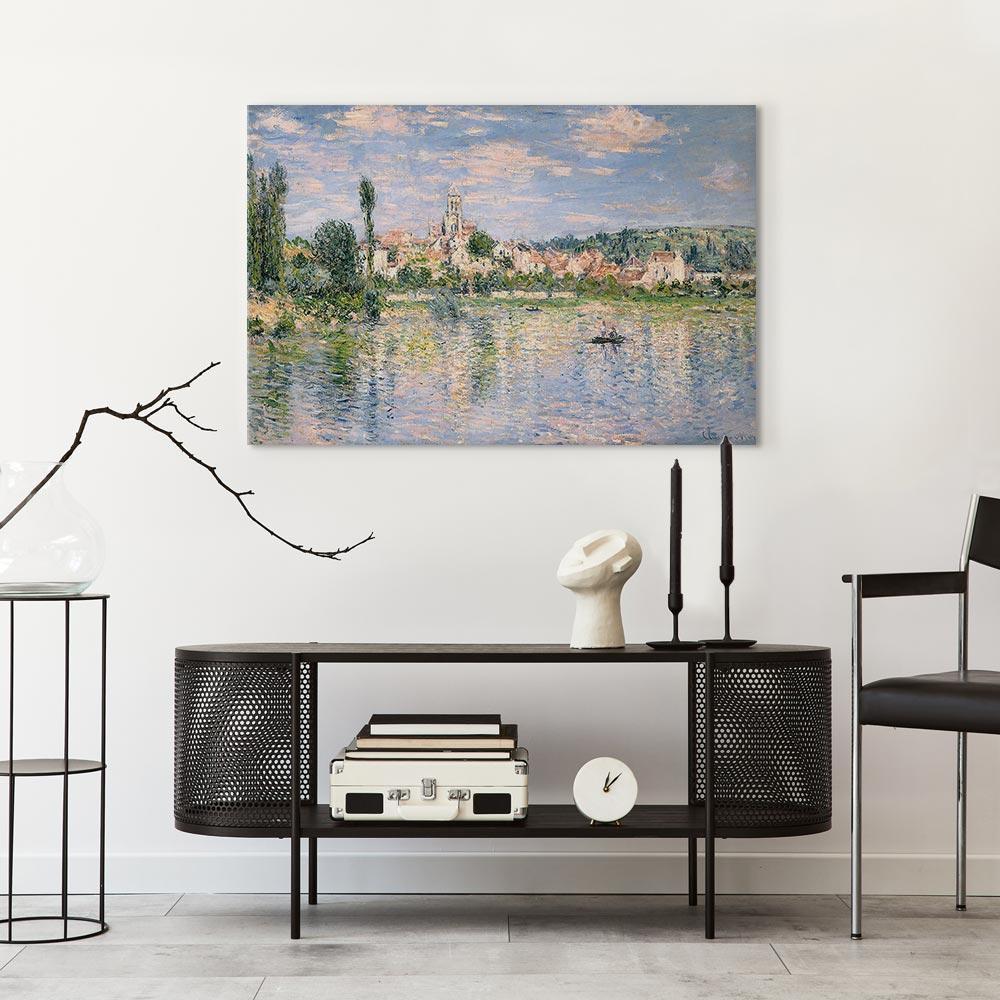 Leinwandbild - Claude Monet – Vue de Vétheuil, Summer