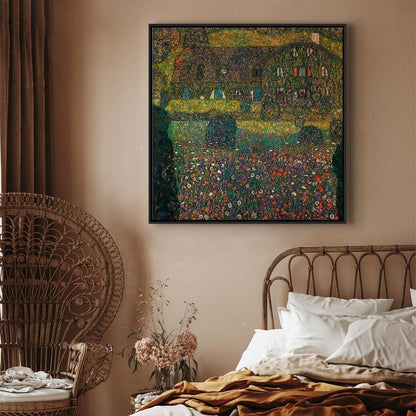 Leinwandbild - Gustav Klimt – Country House on the Attersee Lake