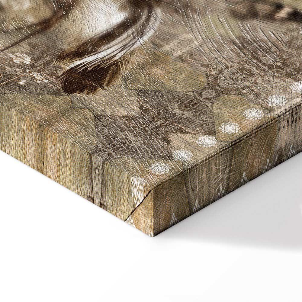 Leinwandbild - Retro Cranes (1 Part) Wide