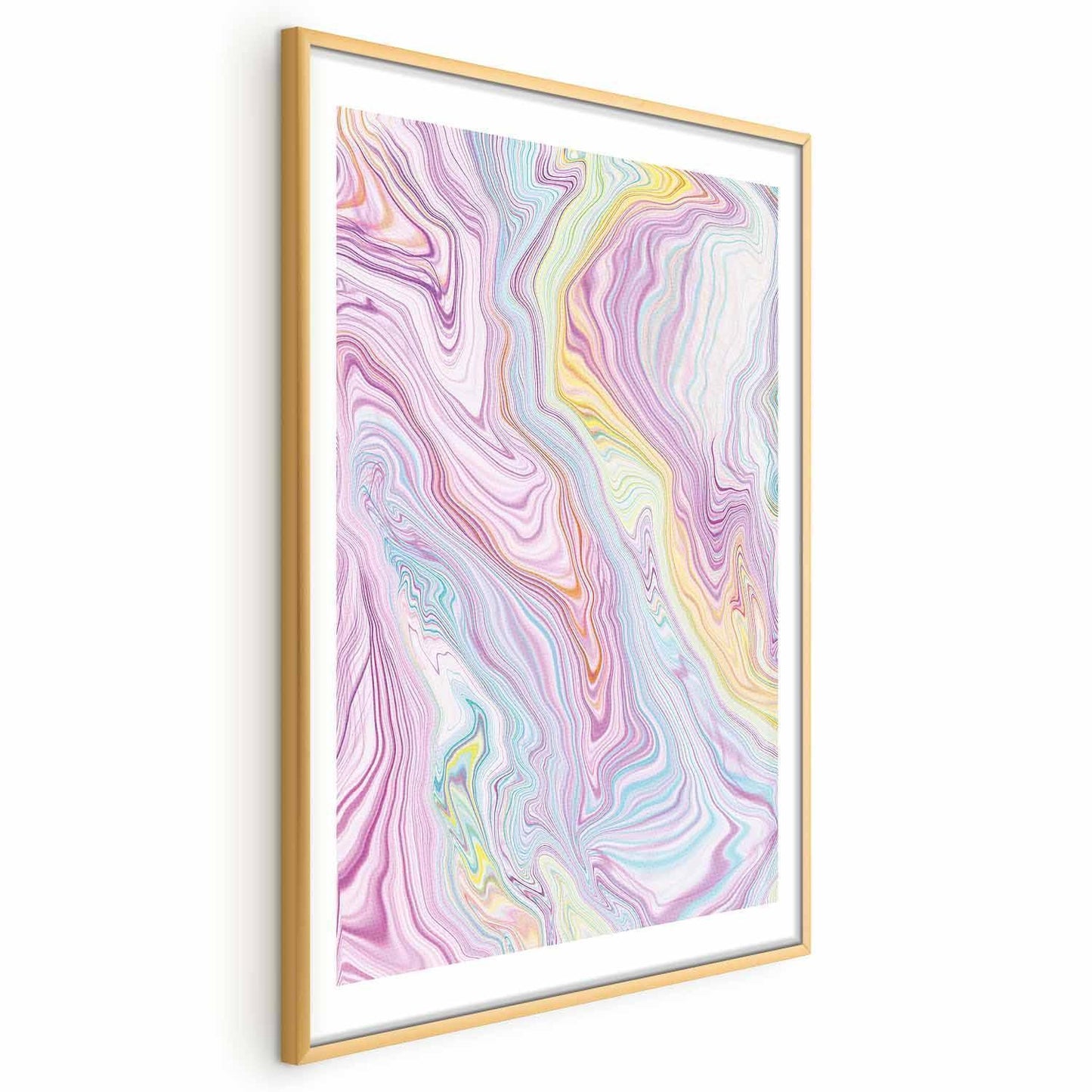 Poster - Colorful Dream - abstract shapes in pastel shades
