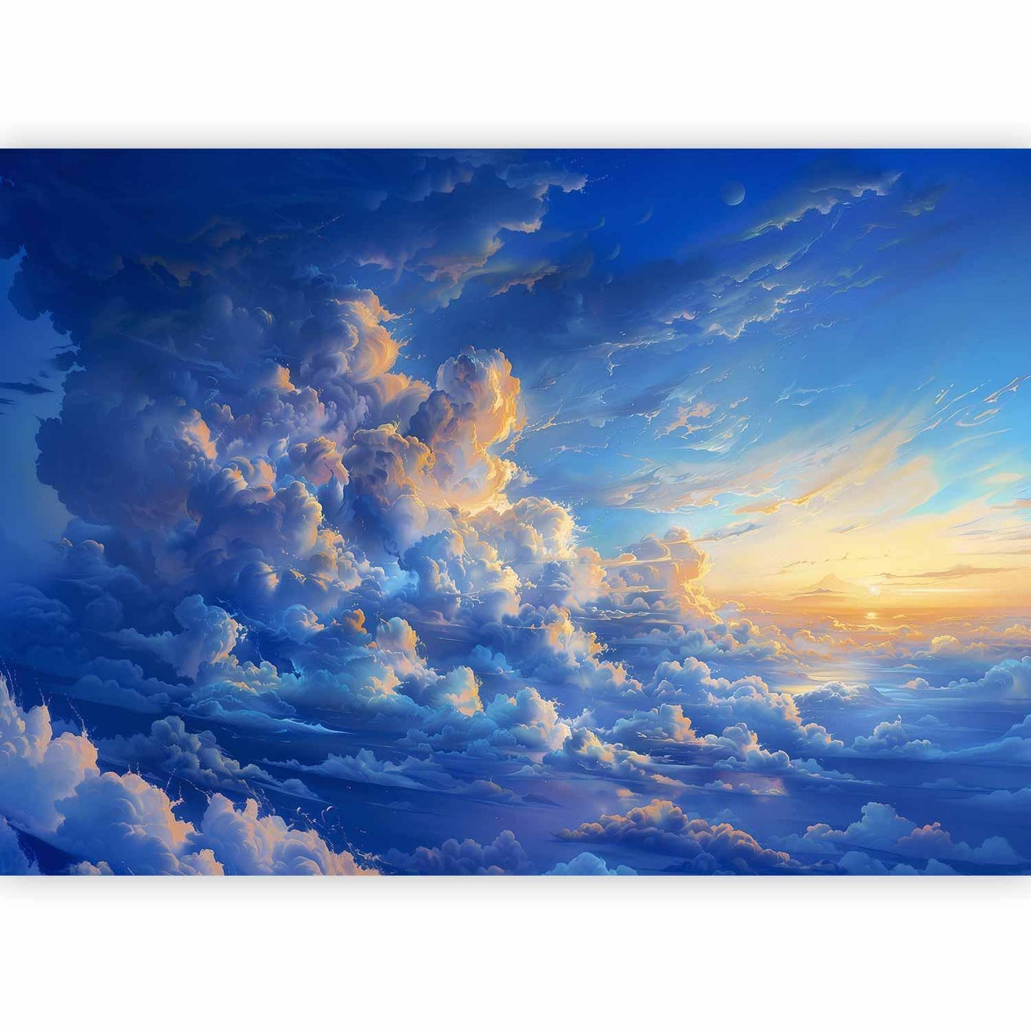 Fototapete - When the Sky Becomes a Canvas: Artistic Creation of Nature in the Clouds Artgeist