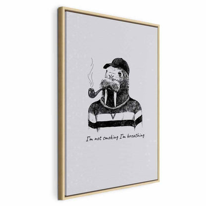 Leinwandbild - I'm Not Smoking I'm Breathing (1 Part) Vertical