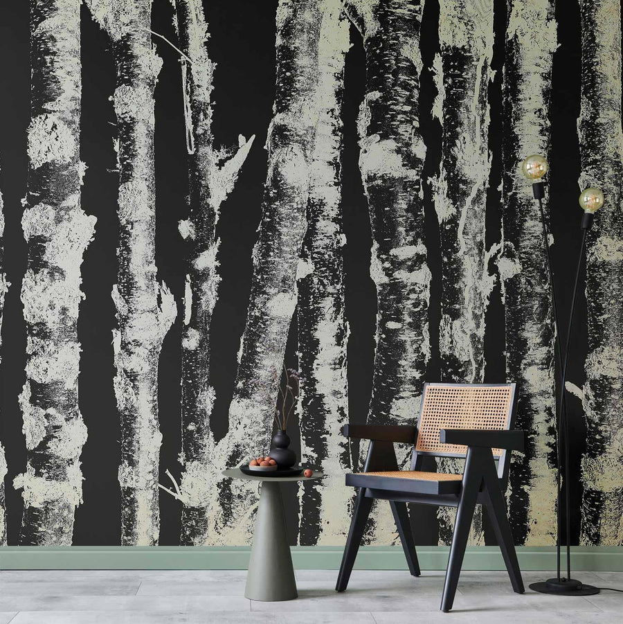 Fototapete - Stately Birches - Second Variant Artgeist