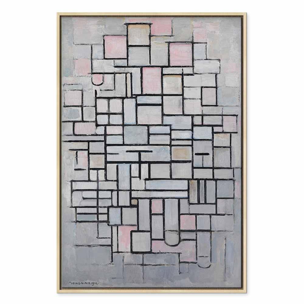 Leinwandbild - Piet Mondrian – Composition No IV