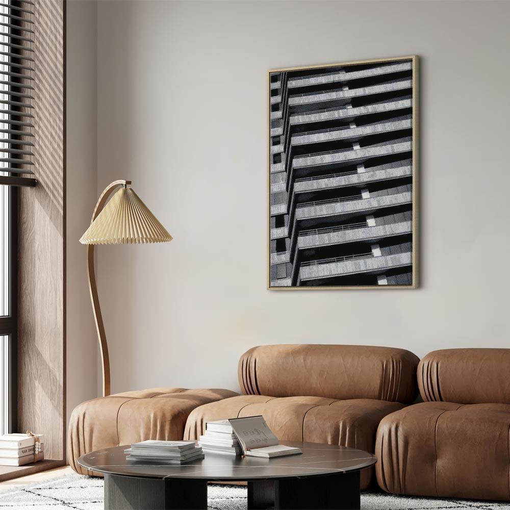 Leinwandbild - Architectural Raster (1 Part) Vertical