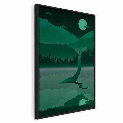 Leinwandbild Loch Ness – Mystische Landschaft im Hochformat