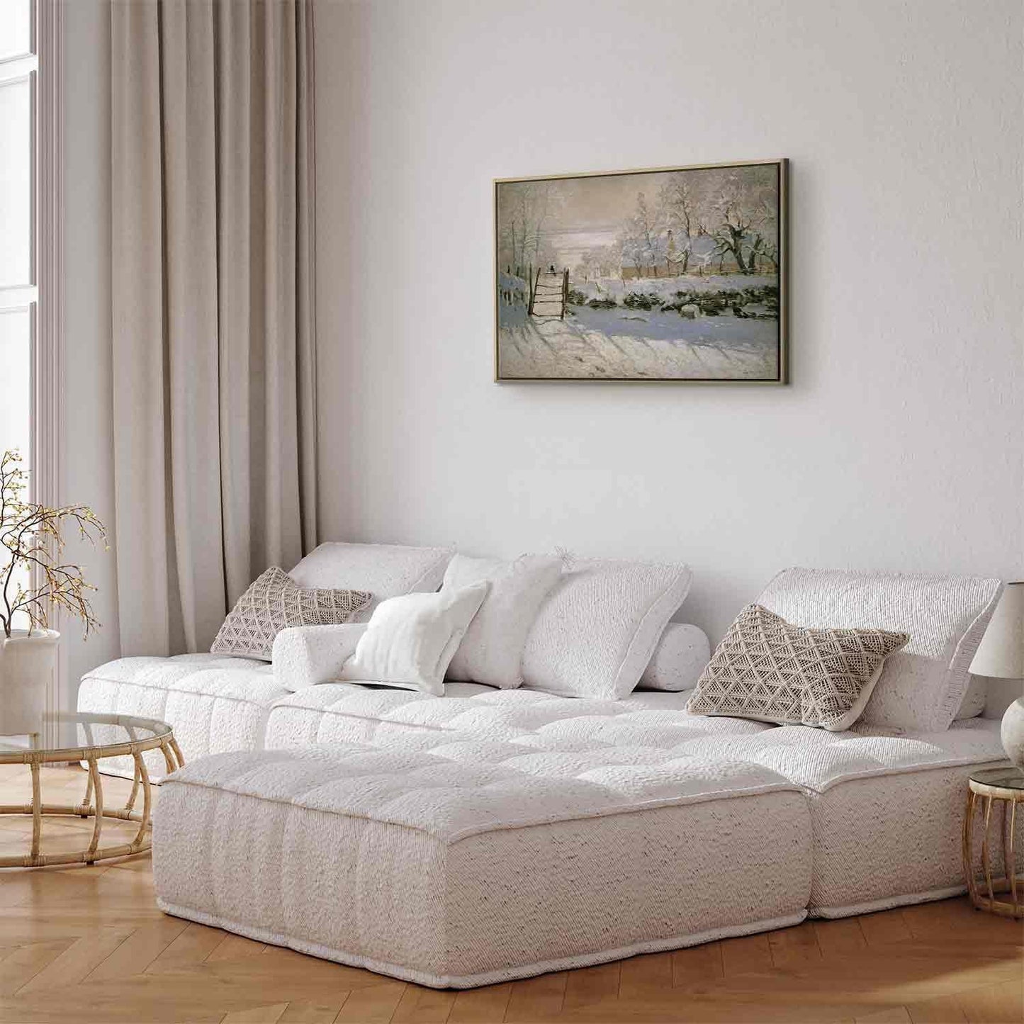 Leinwandbild - Claude Monet – The Magpie